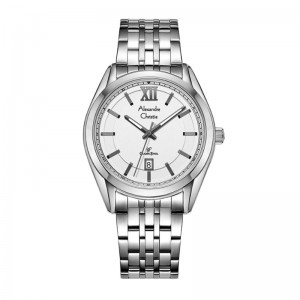 Alexandre Christie AC 8690 Silver White Man MDBSSSL